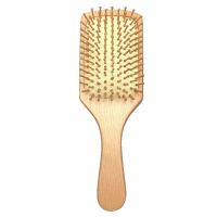 Amazon hot beech wood hair styling  100% natural hair brush wooden comb