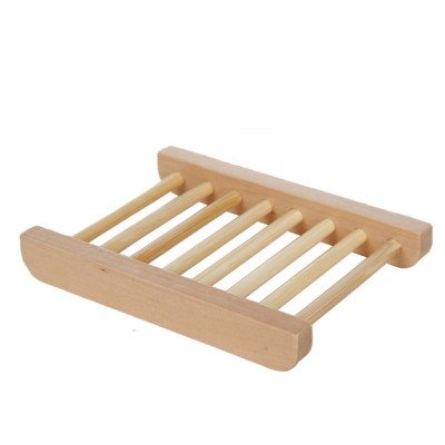 Wholesale Bathroom Wooden Shower Soap Dish Case Hand Craft Bathtub Wooden Soap Saver Holder