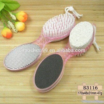 Double side bath pumice stone foot scrubber wholesale,pumice stone foot scrubber