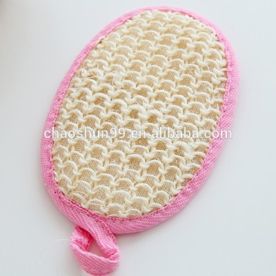 Sisal scrub body bath pad