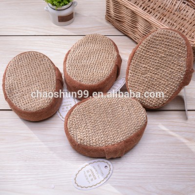 Exfoliating mesh bath sponge ball for face