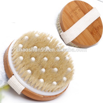 Hot& New natural bristle bath body brush