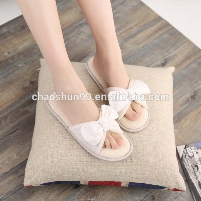 Rubber sole sheet ladies sandal sheepskin slipper