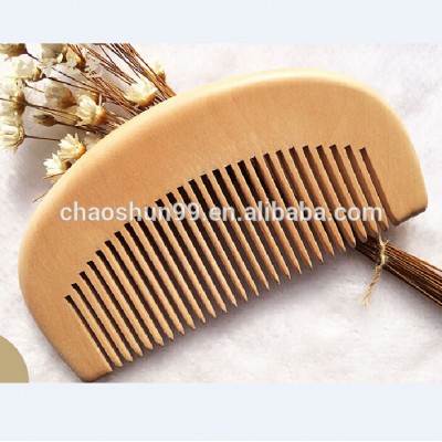 Natural wholesale factory price professional quality wooden beard hair comb