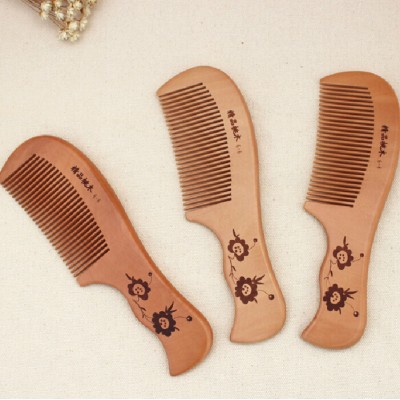 Natural neem wood comb wooden cheap price hair comb for healthy hair