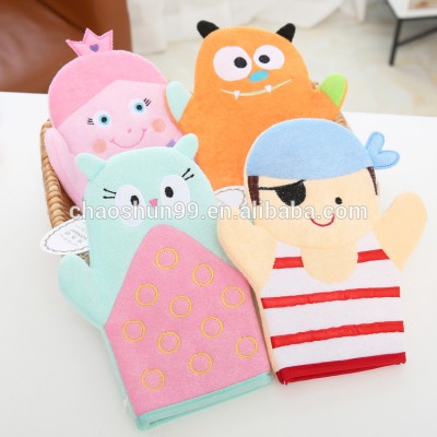 Wholesale Animal Shape Baby Bath Glove/ Knitting Glove