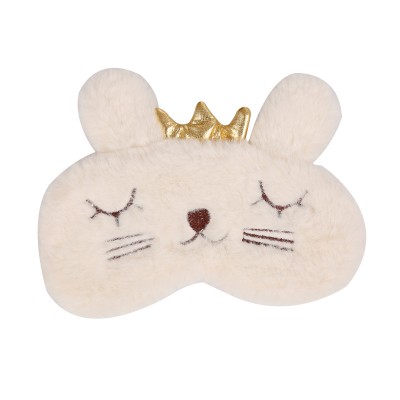 Girls Women Kids Soft Plush Blindfold   Multifunction Rabbit  Eye Patch Eye Mask